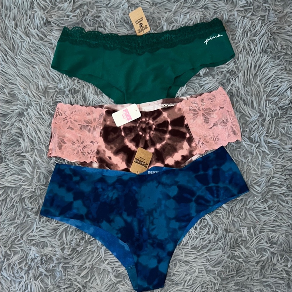 PINK/Victoria Secrets bundle- Green, Pink, Blue